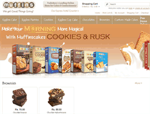Tablet Screenshot of muffinscakes.com